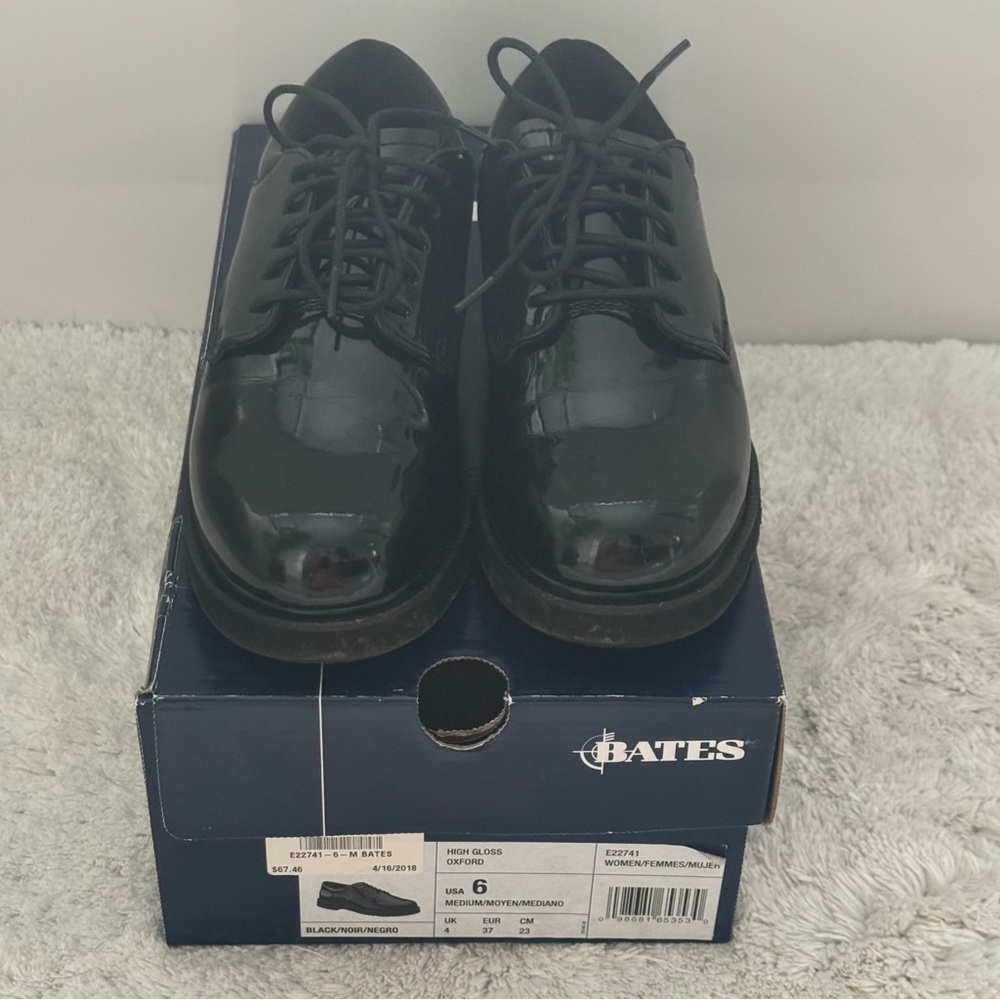 Bates Women’s High Gloss Duty Oxford Dress Shoes